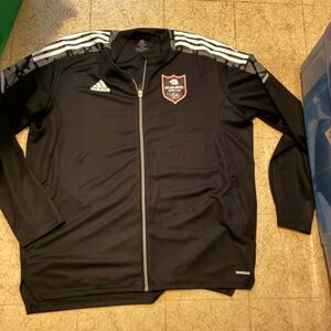 Adidas men’s Wilson United Soccer Club jacket full zipper size 2XL
